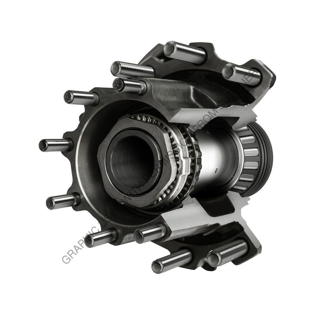 STM 453 0273 TRIFECTA IRON HUB ASSY, R W/ABS 40K 4.06