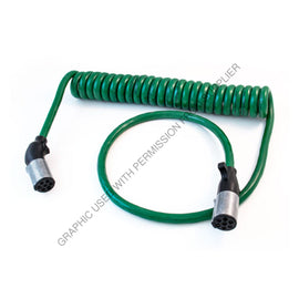 TAC 4A114 ABS XT COIL CABLE 12ft. 2 STRT PLUGS, 12