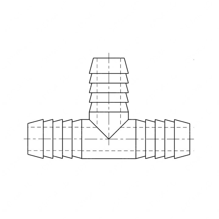TBB 117881 A/C DRAIN HOSE, TEE FITTING