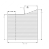 TBB 119547 FLOOR COVERING RIB BLK ENT SIDE VEST FRT