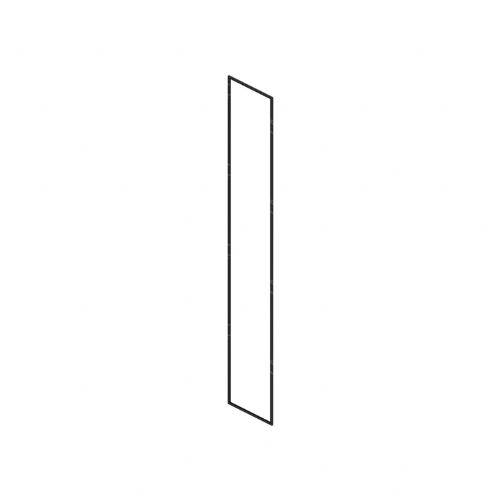 TBB 120181 GLAZING SEAL, FULL GLASS, ALUMINUM DOOR,