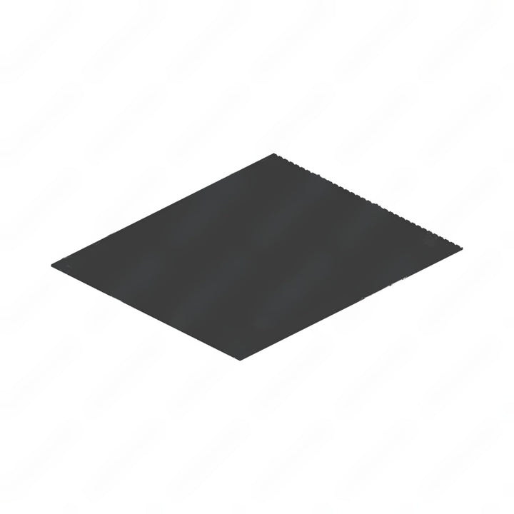 TBB 124692 FLOOR COVERING, ENTRANCE, RIBBED, BLACK,