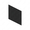 TBB 124858 FLOOR COVERING, ENTRANCE, RIBBED, OFFSET