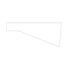 TBB 124864 FLOOR COVERING, DRIVERS SIDE, SMOOTH, O