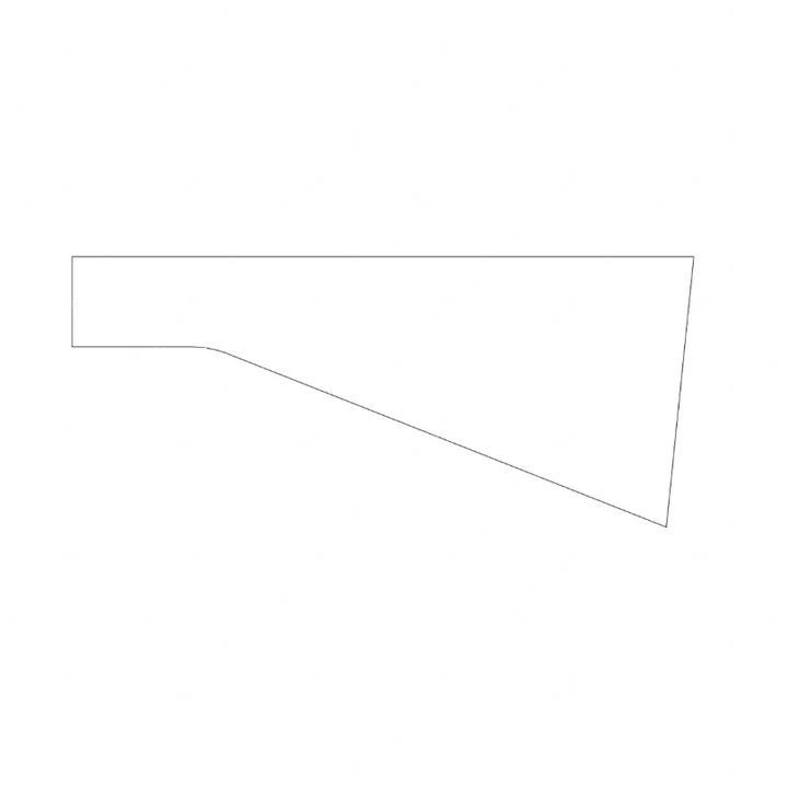 TBB 124864 FLOOR COVERING, DRIVERS SIDE, SMOOTH, O