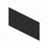 TBB 125791 WINTER FRONT BLK W/SNAPS EF UNITS