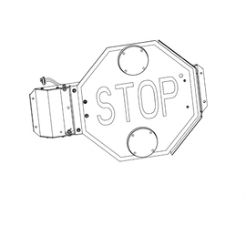 TBB 125951 STOP ARM ASM AIR FRT STD LIGHTS