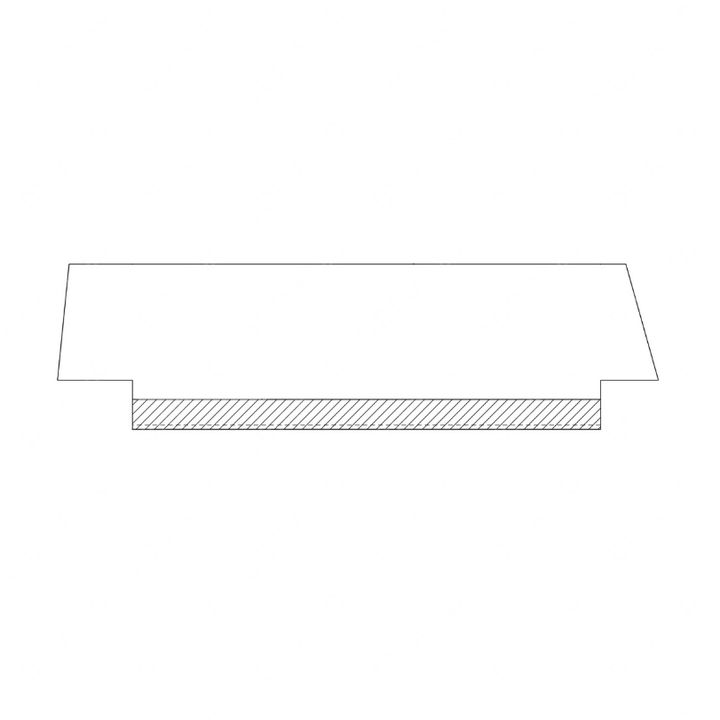 TBB 129708 STEP TREAD, RIBBED, BLACK, RIBBED WHITE