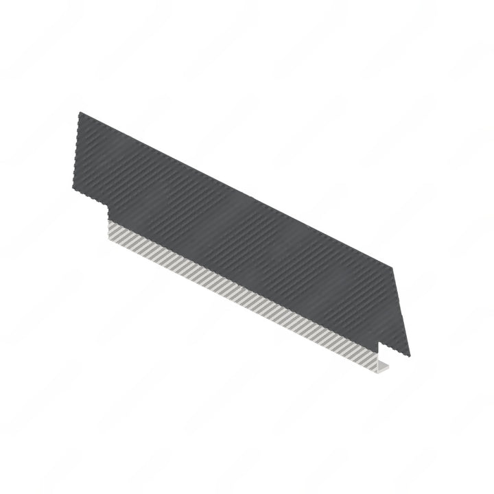 TBB 129711 STEP TREAD, RIBBED, DARK GRAY, RIBBED WH