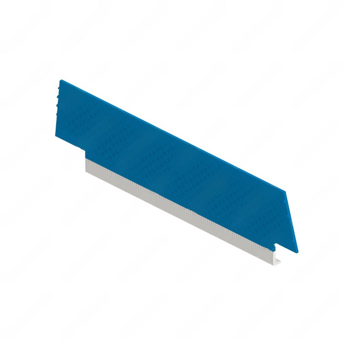 TBB 129724 STEP TREAD PEBBLED BLUE RIB W/NOSING 1ST