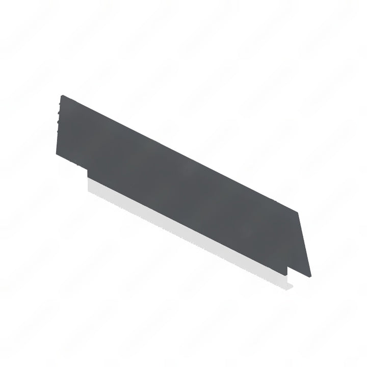 TBB 129733 STEP TREAD, PEBBLED, DARK GRAY, RIBBED W