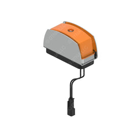 TBB 130578 LIGHT ASSY, AMBER RECTANGULAR SHIELDED