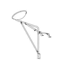 TBB 131619 MIRROR ASM CROSSVIEW LS GM SRW/DRW