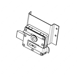 TBB 131648 DOOR LATCH ASSEMBLY, SINGLE POINT, NO VA