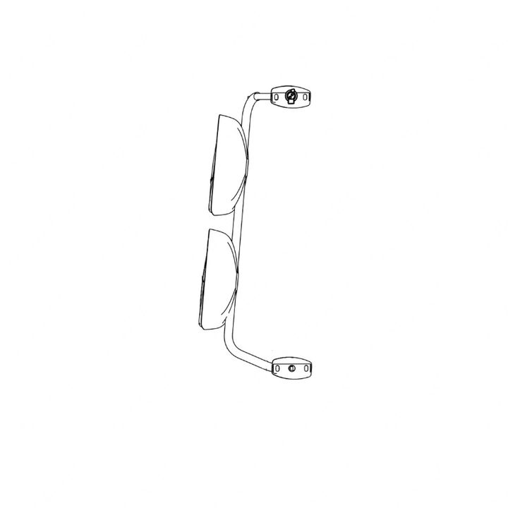 TBB 131885 MIRROR ASSEMBLY, REARVIEW, LS, HEATED, R