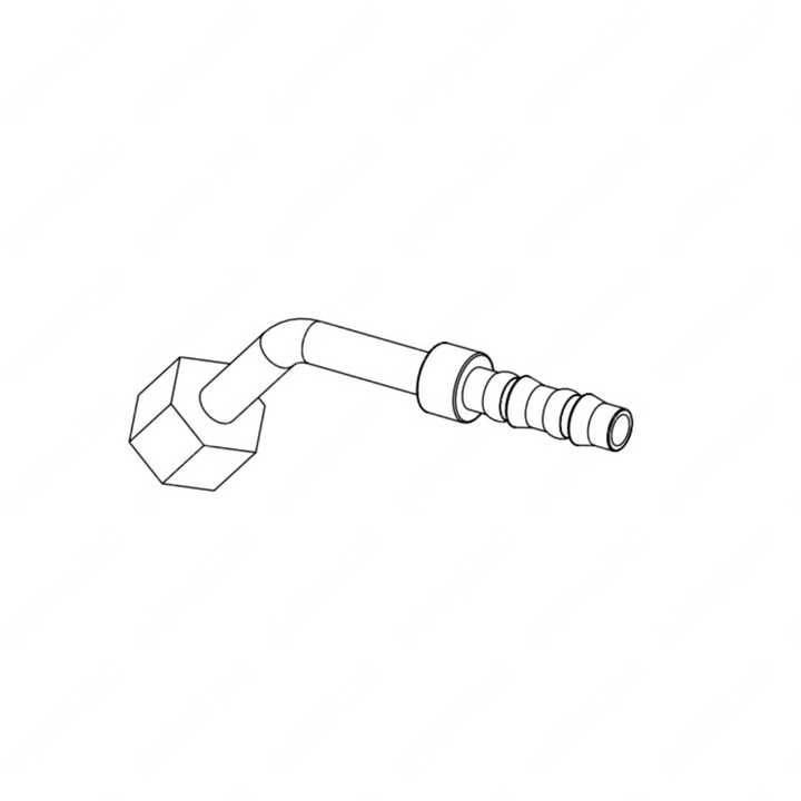 TBB 133681 A/C HOSE FITTING, 45 DEGREE FEMALE  3/4-