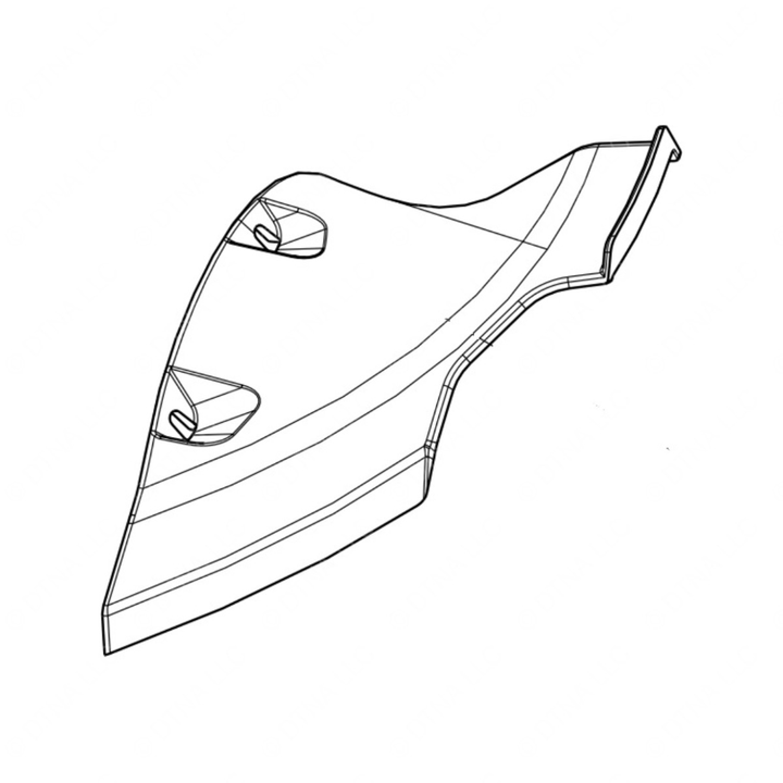 TBB 133952 TRIM COVER, LEFT SIDE