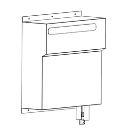 TBB 134187 HEATER, WALL MOUNTED, REAR, 40,000 BTU