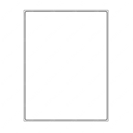 TBB 137224 WINDOW TRIM STAT GLASS 50IN SIDE DOOR