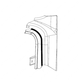 TBB 137954 COWL RAINTROUGH, RIGHT
