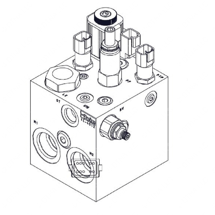 TBB 138587 HYDRAULIC MANIFOLD PARKER