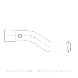 TBB 138633 LOWER COOLANT PIPE SS 07 ISC HDX