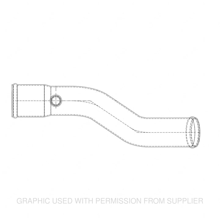 TBB 138633 LOWER COOLANT PIPE SS 07 ISC HDX