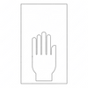 TBB 139059 LABEL EMERGENCY EXIT PUSH HERE