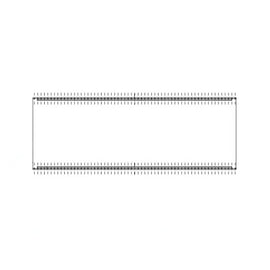 TBB 139103 HDLINING, 1 WDO, W/LOUVERS, ALUM, SRW