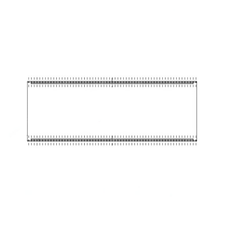 TBB 139103 HDLINING, 1 WDO, W/LOUVERS, ALUM, SRW