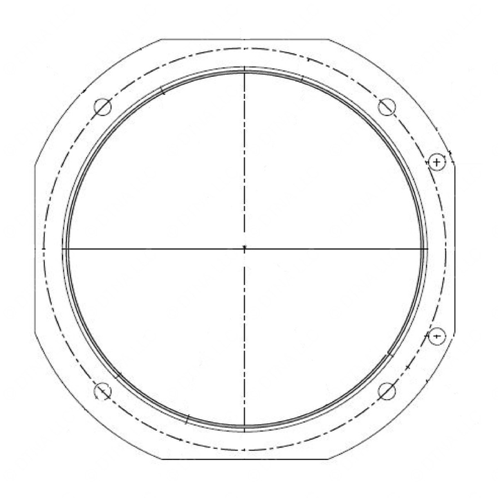 TBB 14027365 TRIM - GAS HOLE 7 1/8