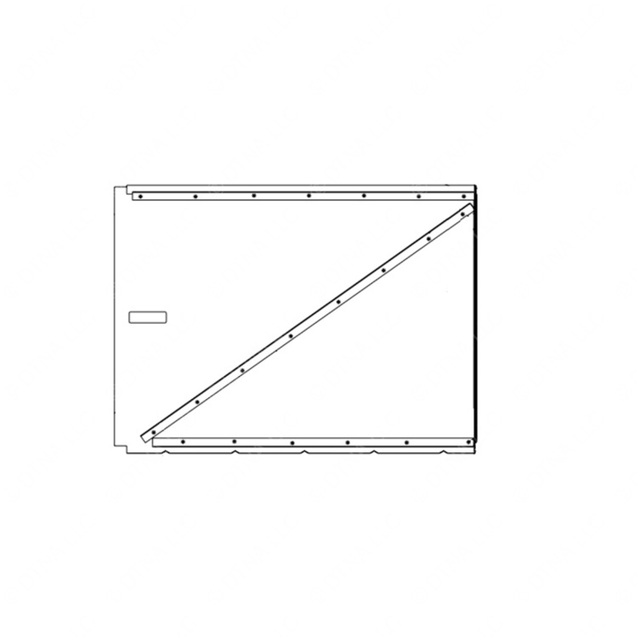 TBB 140603 DOOR ASM BATT BX W/PIANO HINGE