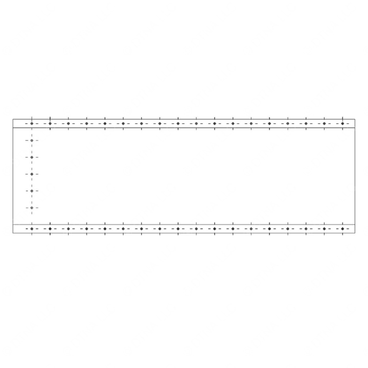TBB 140764 INTERIOR PANEL, BESIDE LIFT,8.82IN. POST