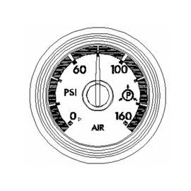 TBB 147221 AIR PRESSURE PRIM ICU4 BLK STD US