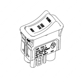 TBB 147617 RKR VALVE, PNEM EMER AIR REL LETTERED