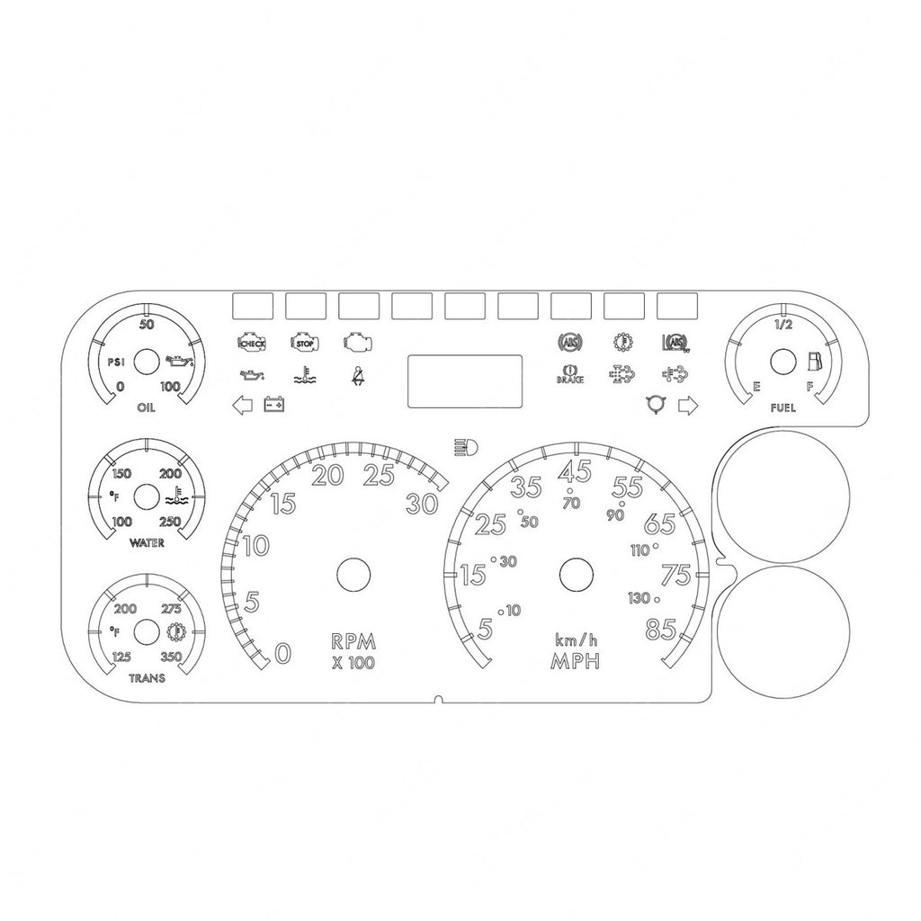 TBB 147659 CLUSTER INSTRUMENT ICU3 ISL-G STD US