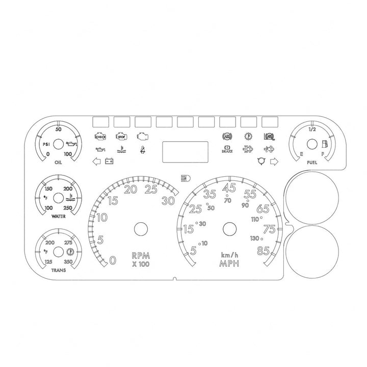 TBB 147659 CLUSTER INSTRUMENT ICU3 ISL-G STD US