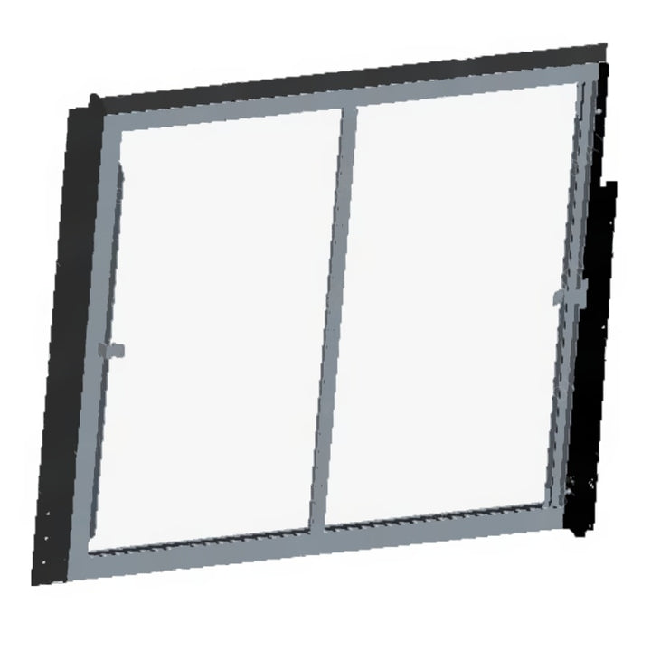 TBB 148245 HDX DRIVERS WINDOW - BLACK TEMP CLR