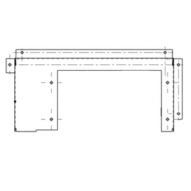 TBB 148826 PLENUM AIR STEPWELL HEATER UNDERSEAT