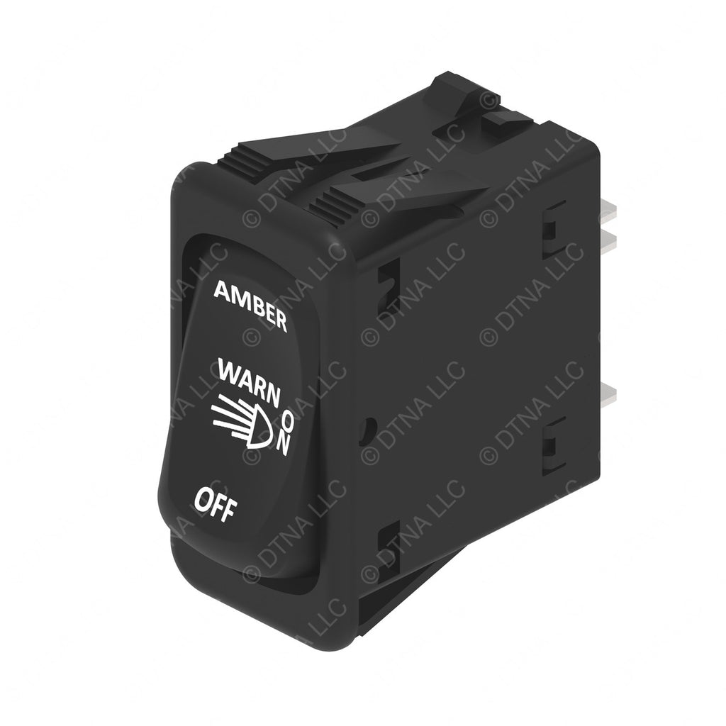 TBB 149234 ROCKER SW., CODED, WARNING LTS, BLACK