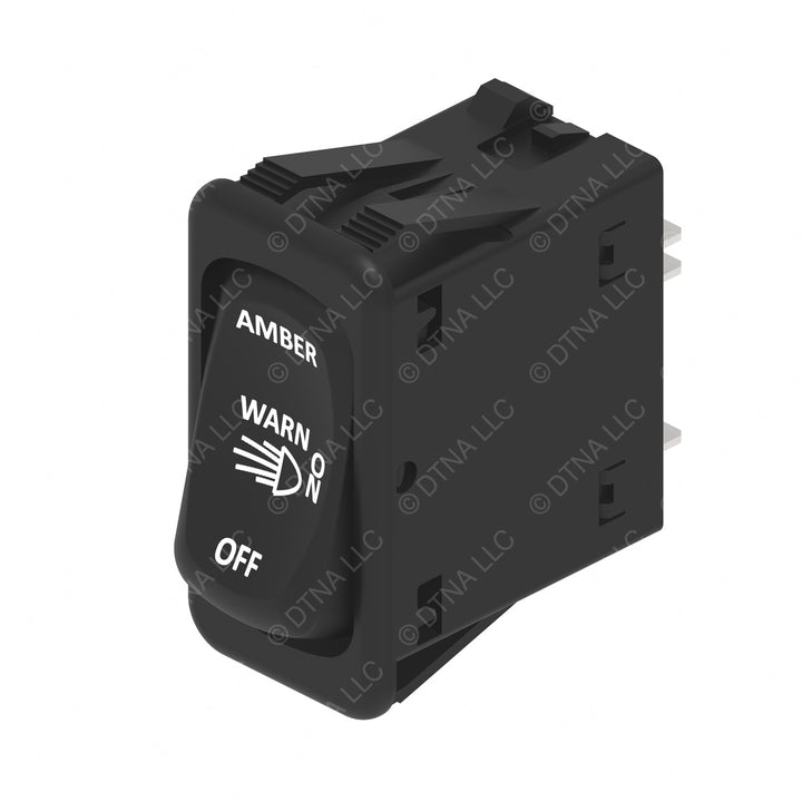 TBB 149234 ROCKER SW., CODED, WARNING LTS, BLACK