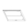 TBB 149408 SASH ASM 73IN P/O HORZ TINT TMPR L/S BLK