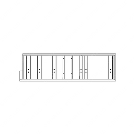 TBB 149772 SHELF WELDMENT, DAVENPORT SEAT, ISL-G