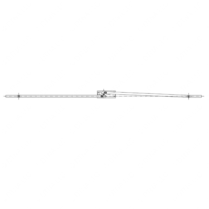 TBB 149911 LATCH ASM, 2 PT BOLT, 56IN. & 84IN. SIDE