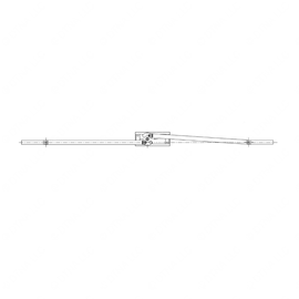 TBB 149912 LATCH ASSEMBLY, 2 POINT BOLT, 95IN DELUX