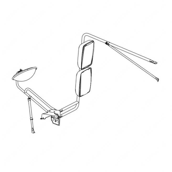TBB 149985 MIRROR ASM, NON-HTD, MANUAL, RS, SYS A/B