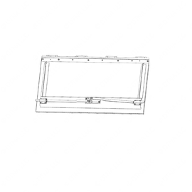 TBB 150433 DOOR-THROUGH LUGG. BOX, 60IN. X 24IN., L