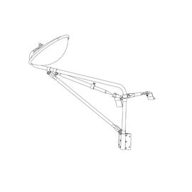 TBB 150475 MIRROR ASM, HTD, TINT, LS, SYS B, FORD D
