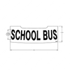 TBB 150531 LABEL, SCHOOL BUS, BLK/YEL, C2 FRONT, CN