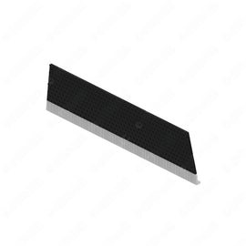 TBB 150585 STEP TREAD, PEBBLED, BLACK, 1ST STEP,RIB